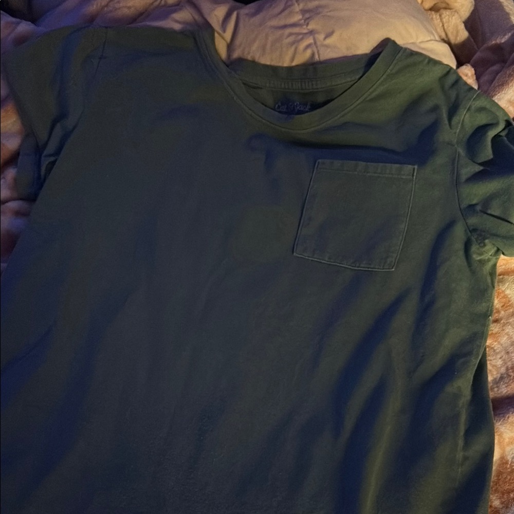 Cat & Jack Green Short Sleeve Tee